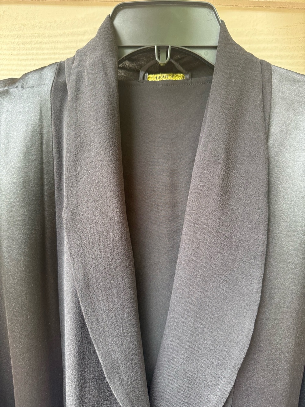 La Perla Silk Long Robe in Black - Picture 7 of 16